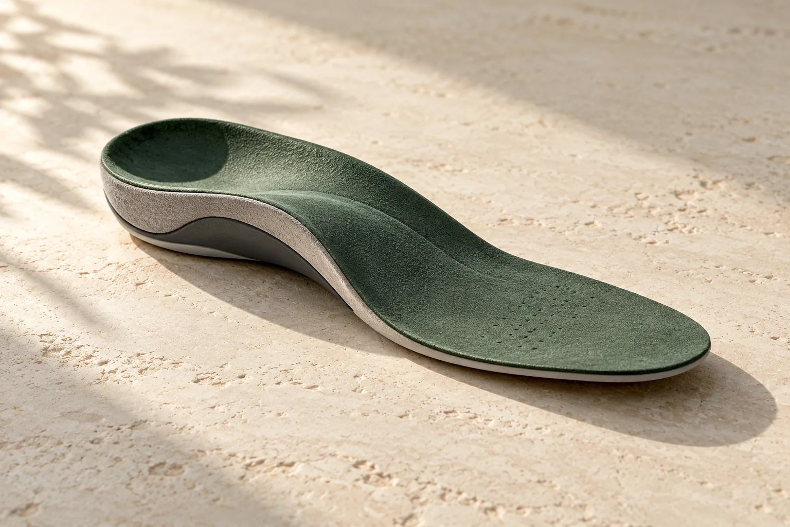 Wkładka ortopedyczna na jasnym tle
